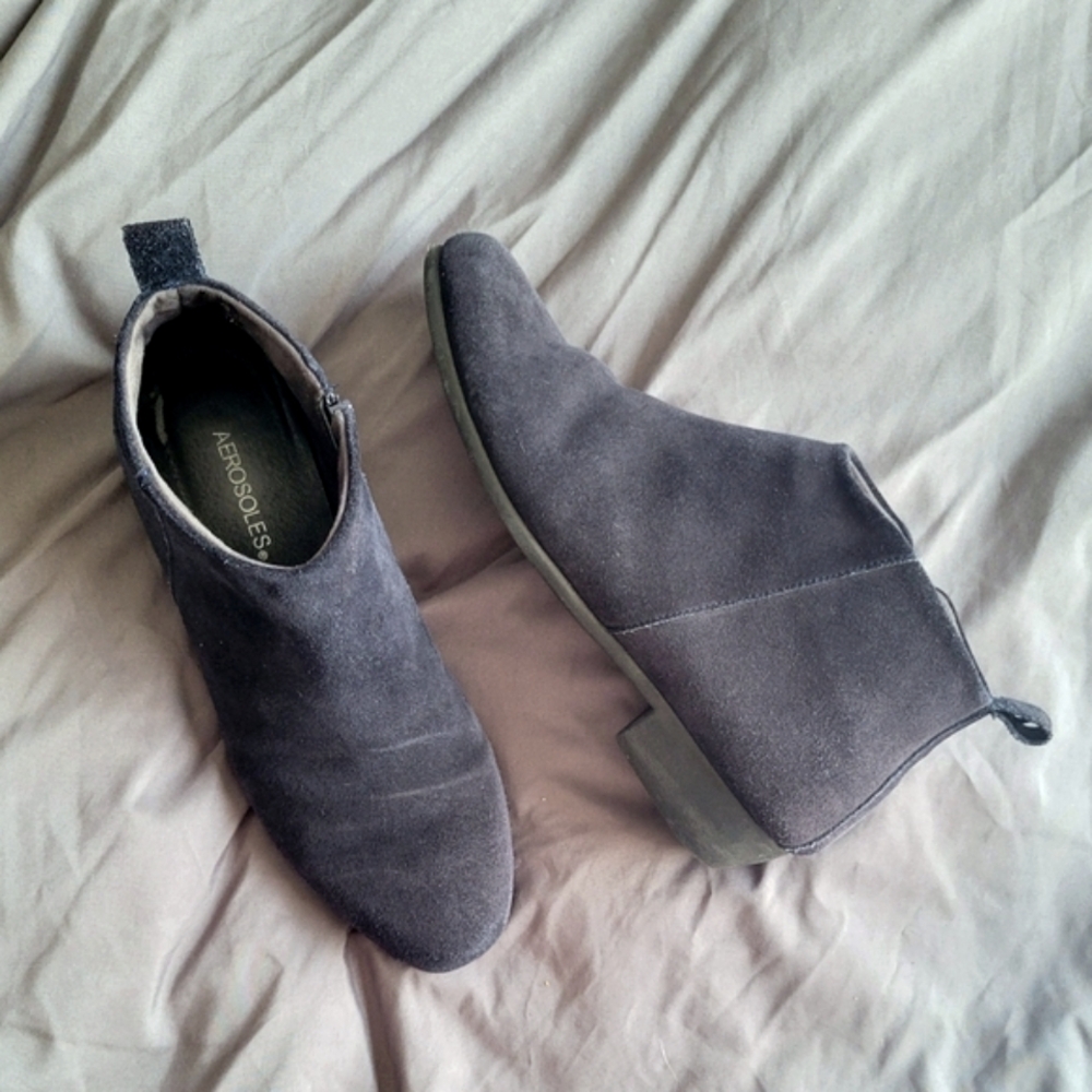 Aerosoles Sophia Ankle Boots Faux Suede